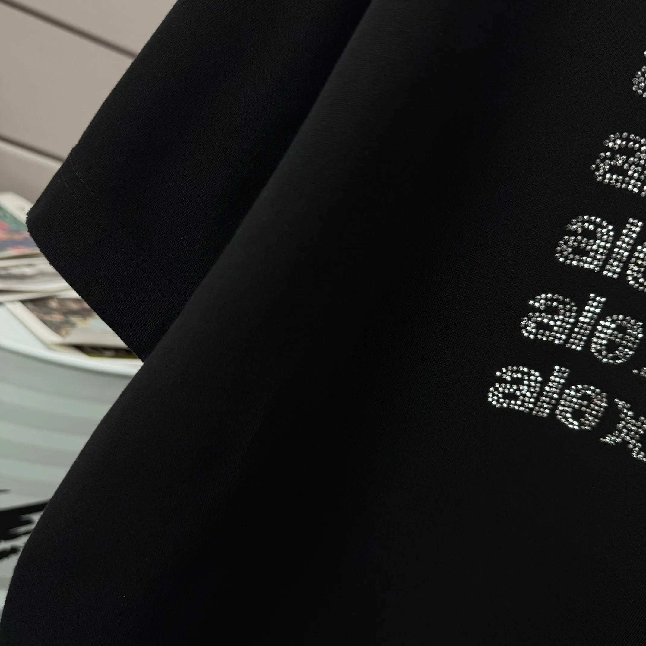 # 100 * *alexander 2026 New Arrival wang T Same Style ： Black Size： S （90-130 ） M （120-150 ） L （140-165 ） XL （160-180 ） XXL （180 ）